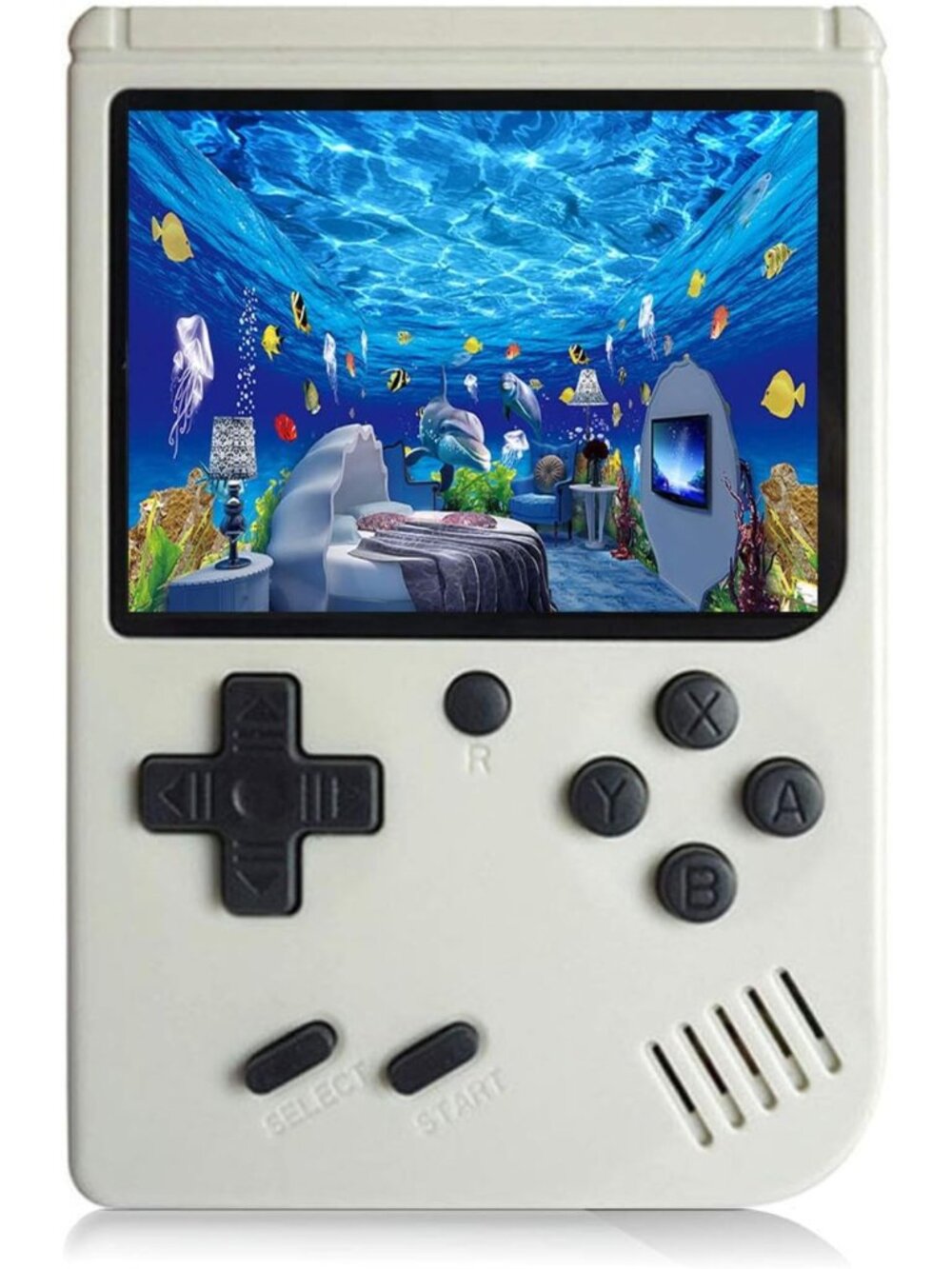 Retro Handheld Game Console, 168 Classic 8-Bit Games, 3" Screen, TV Compatible